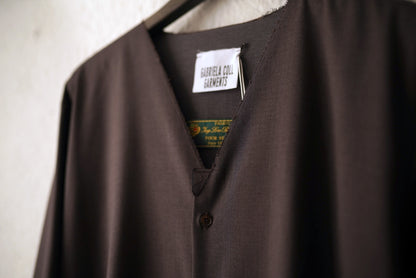 23SS No.97 Loro Piana Super130's FOUR SEASONS ウールシャツトップス / GABRIELA COLL GARMENTS(ガブリエラコールガーメンツ)