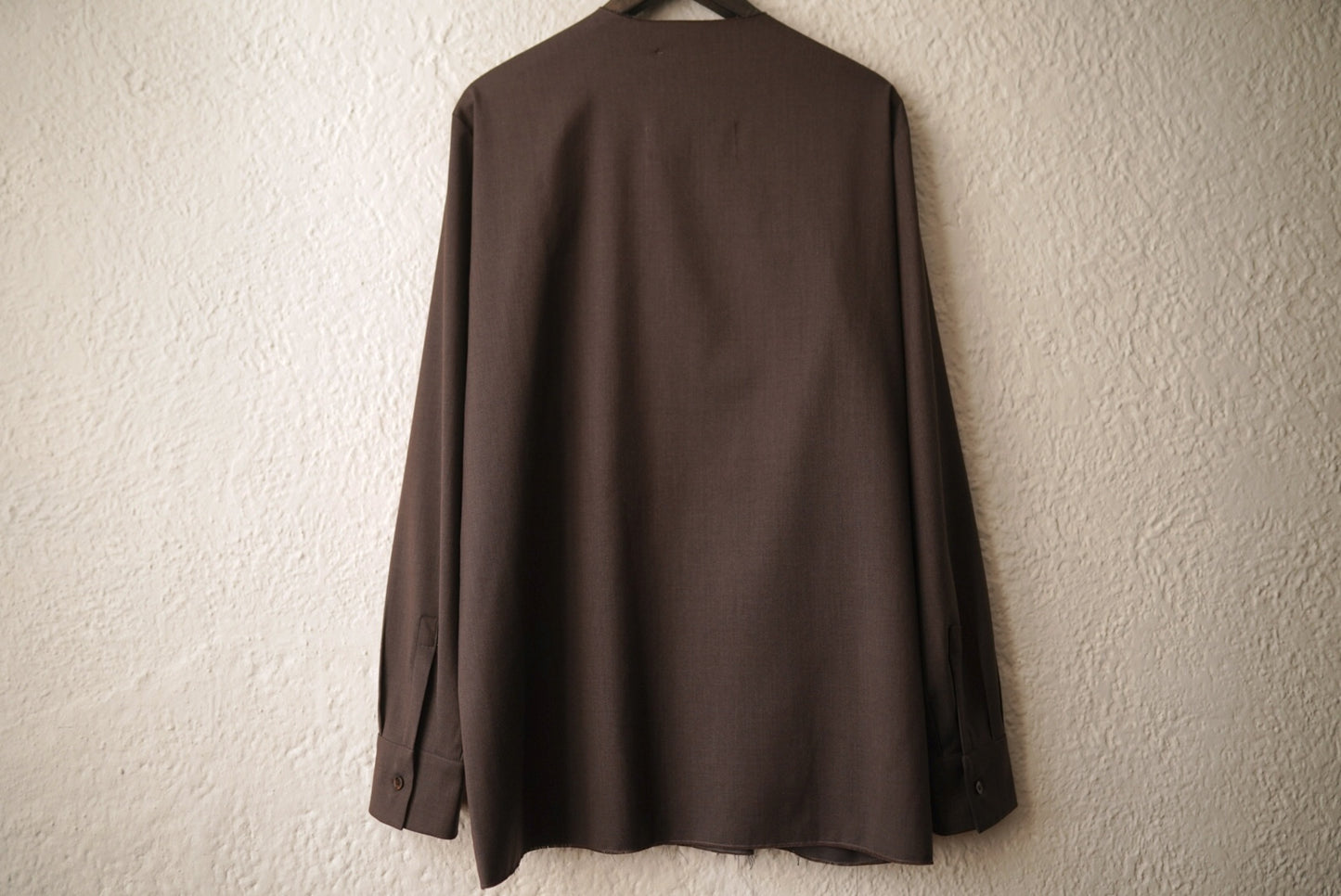 23SS No.97 Loro Piana Super130's FOUR SEASONS ウールシャツトップス / GABRIELA COLL GARMENTS(ガブリエラコールガーメンツ)