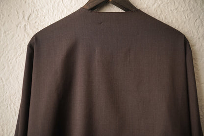 23SS No.97 Loro Piana Super130's FOUR SEASONS ウールシャツトップス / GABRIELA COLL GARMENTS(ガブリエラコールガーメンツ)