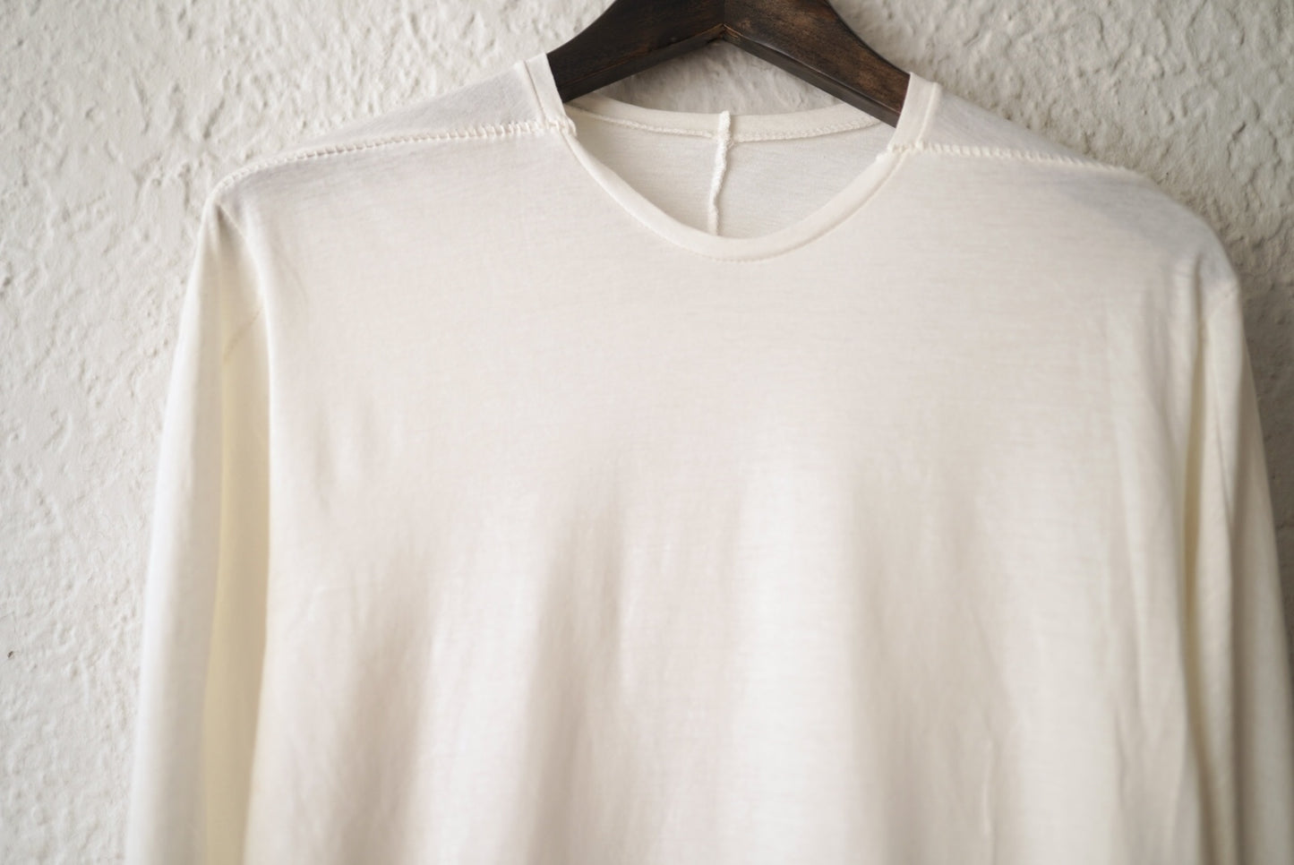 13AW MIRROR T-SHIRTS L.S ロングTシャツ ホワイト / taichi murakami(タイチムラカミ)