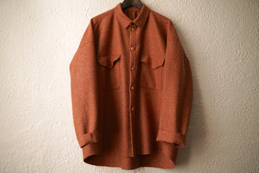 20AW Jerome Moon ウールカバーオールジャケット / isabella stefanelli(イザベラステファネリ)