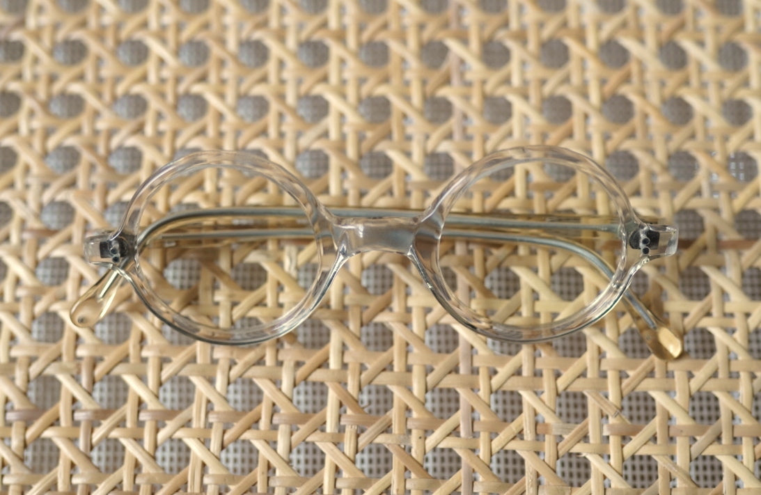1950's クリアラウンドセルフレーム アイウェア 眼鏡 / frame france(フレームフランス)