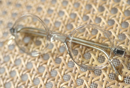 1950's クリアラウンドセルフレーム アイウェア 眼鏡 / frame france(フレームフランス)