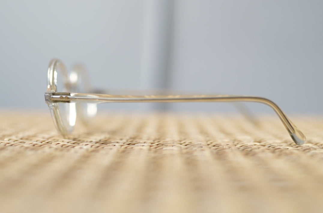 1950's クリアラウンドセルフレーム アイウェア 眼鏡 / frame france(フレームフランス)