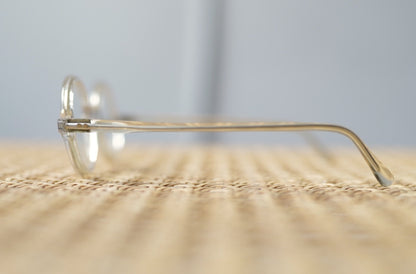 1950's クリアラウンドセルフレーム アイウェア 眼鏡 / frame france(フレームフランス)