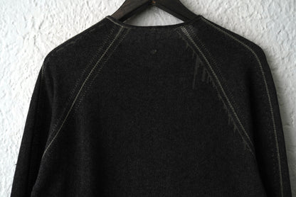 Vネックウールニットセーター / LABEL UNDER CONSTRUCTION(レーベルアンダーコンストラクション)