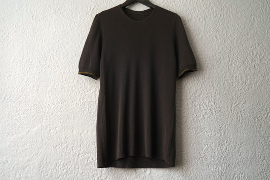 クルーネック半袖ニットセーター / LABEL UNDER CONSTRUCTION(レーベルアンダーコンストラクション)