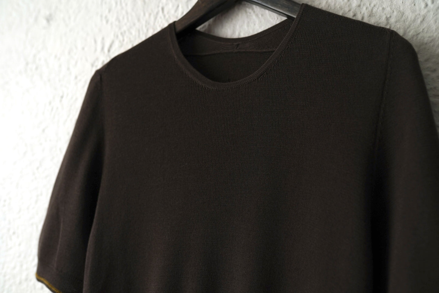 クルーネック半袖ニットセーター / LABEL UNDER CONSTRUCTION(レーベルアンダーコンストラクション)
