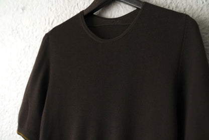 クルーネック半袖ニットセーター / LABEL UNDER CONSTRUCTION(レーベルアンダーコンストラクション)