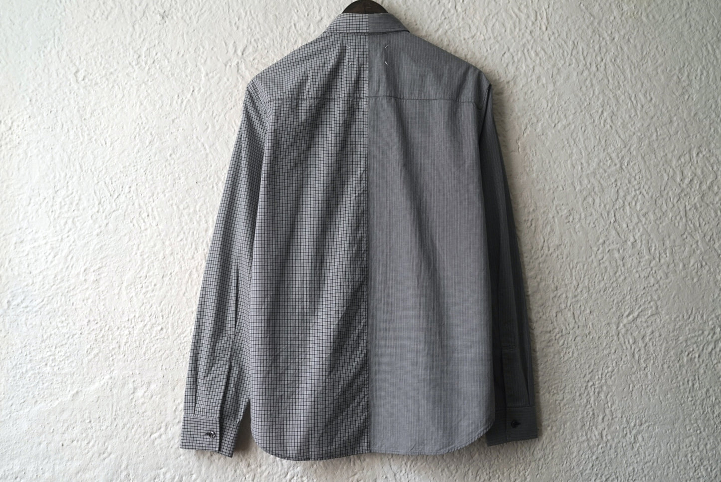 15SS ボタンダウンジップアップチェックシャツ / Maison Margiela(メゾンマルジェラ)