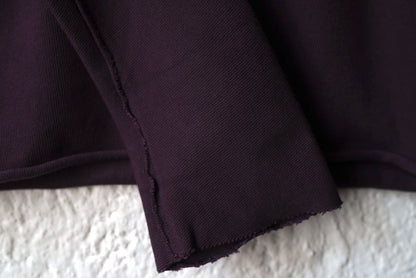 18AW T211-JM4 ミドルジャージー長袖カットソー トップス パープル / m.a+(エムエークロス)