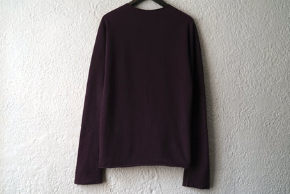 18AW T211-JM4 ミドルジャージー長袖カットソー トップス パープル / m.a+(エムエークロス)