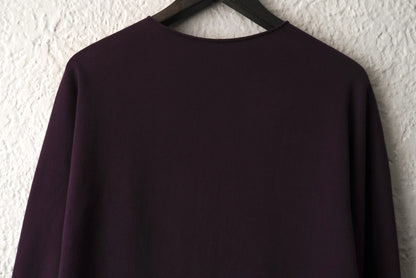 18AW T211-JM4 ミドルジャージー長袖カットソー トップス パープル / m.a+(エムエークロス)