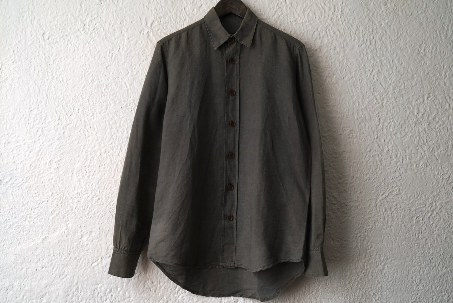 18SS TYS06 コットンリネンプレーンシャツ / Geoffrey.B.Small(ジェフリービースモール)