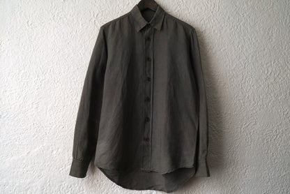 18SS TYS06 コットンリネンプレーンシャツ / Geoffrey.B.Small(ジェフリービースモール)