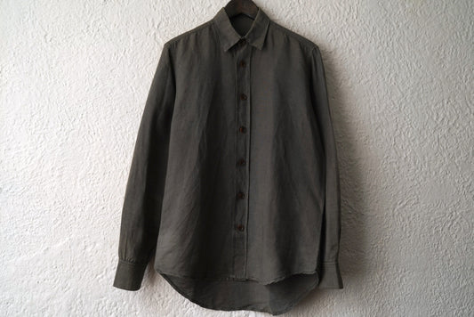 18SS TYS06 コットンリネンプレーンシャツ / Geoffrey.B.Small(ジェフリービースモール)