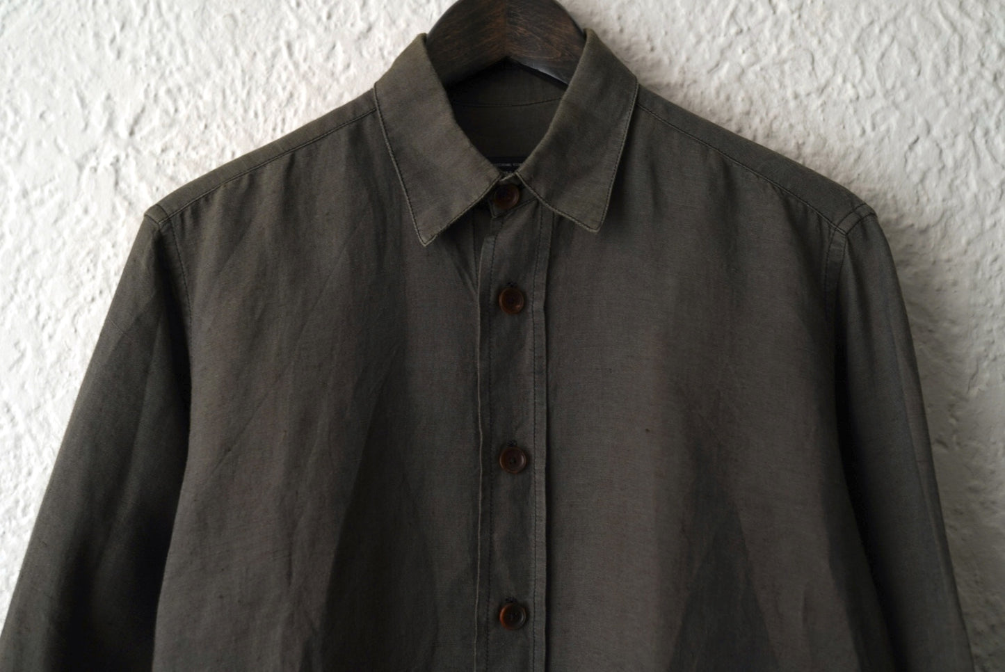 18SS TYS06 コットンリネンプレーンシャツ / Geoffrey.B.Small(ジェフリービースモール)