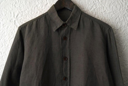 18SS TYS06 コットンリネンプレーンシャツ / Geoffrey.B.Small(ジェフリービースモール)