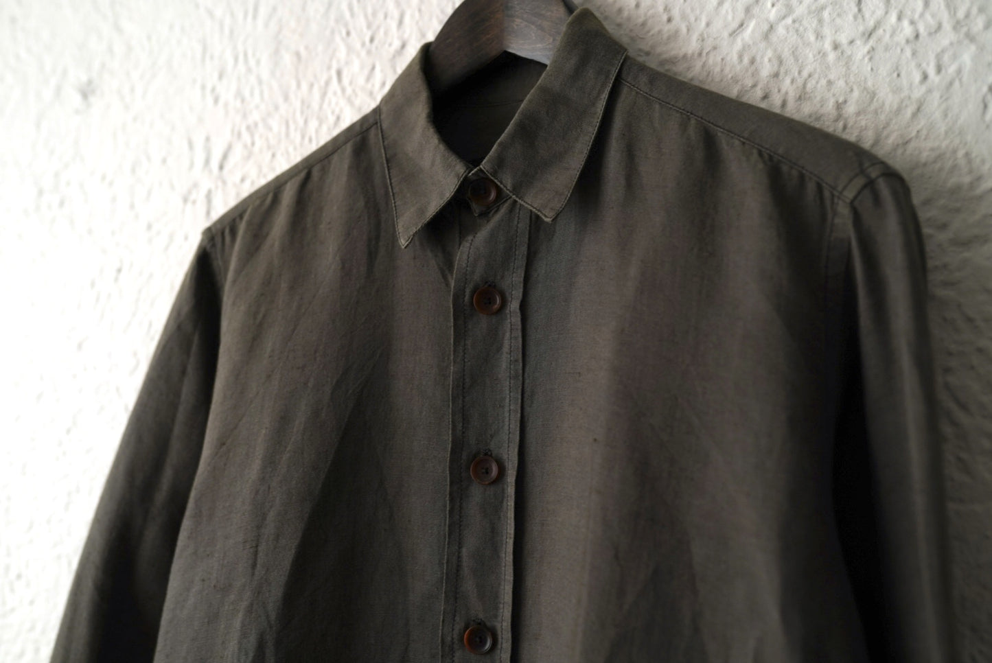 18SS TYS06 コットンリネンプレーンシャツ / Geoffrey.B.Small(ジェフリービースモール)