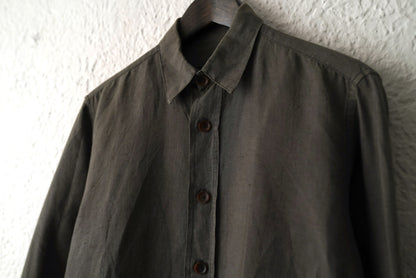 18SS TYS06 コットンリネンプレーンシャツ / Geoffrey.B.Small(ジェフリービースモール)
