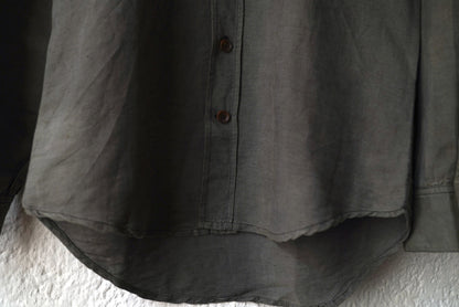 18SS TYS06 コットンリネンプレーンシャツ / Geoffrey.B.Small(ジェフリービースモール)