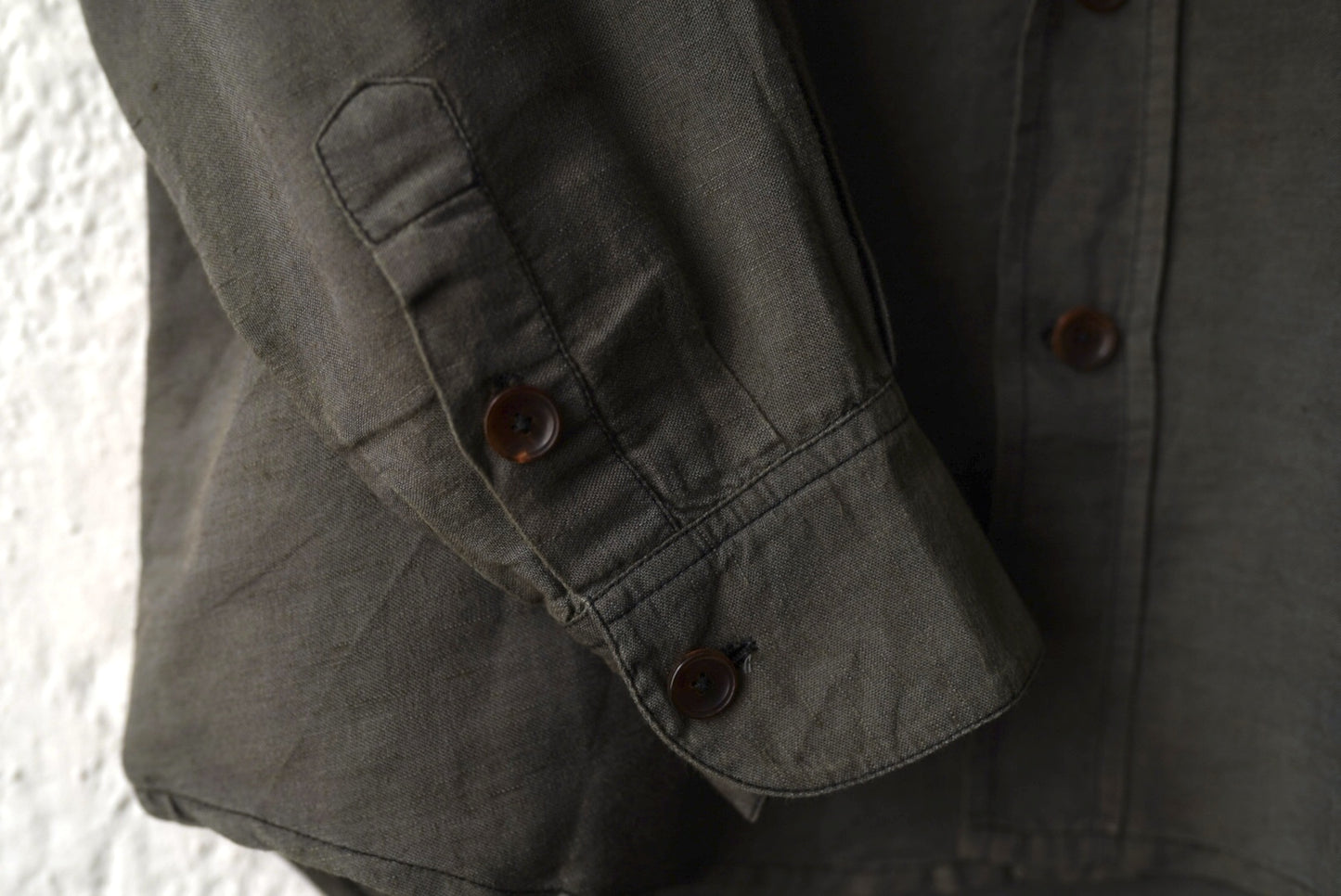18SS TYS06 コットンリネンプレーンシャツ / Geoffrey.B.Small(ジェフリービースモール)