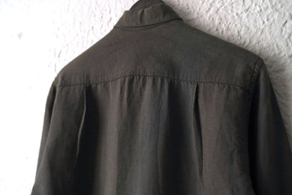 18SS TYS06 コットンリネンプレーンシャツ / Geoffrey.B.Small(ジェフリービースモール)