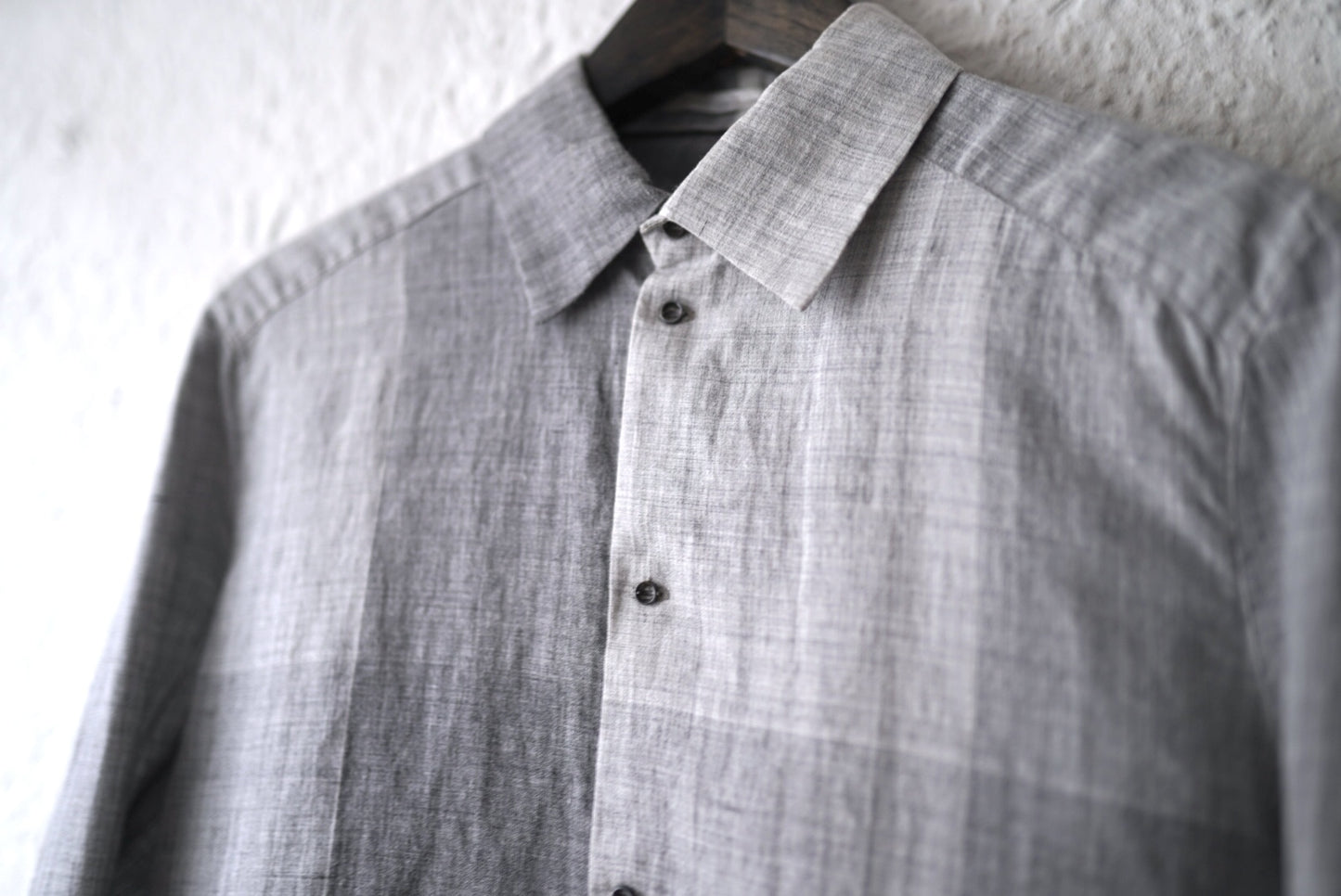 15SS INSIDE SHIRTS RAMIE MASU マス見本ラミーシャツ / taichi murakami(タイチムラカミ)