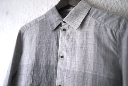 15SS INSIDE SHIRTS RAMIE MASU マス見本ラミーシャツ / taichi murakami(タイチムラカミ)