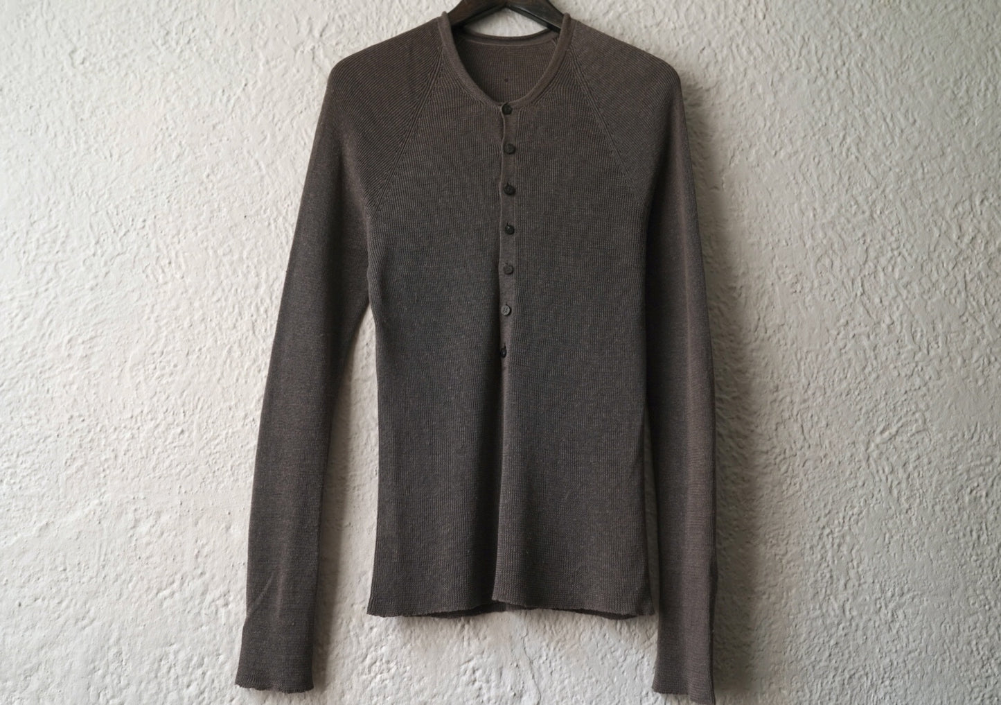 シルクニットヘンリーネックセーター / LABEL UNDER CONSTRUCTION(レーベルアンダーコンストラクション)