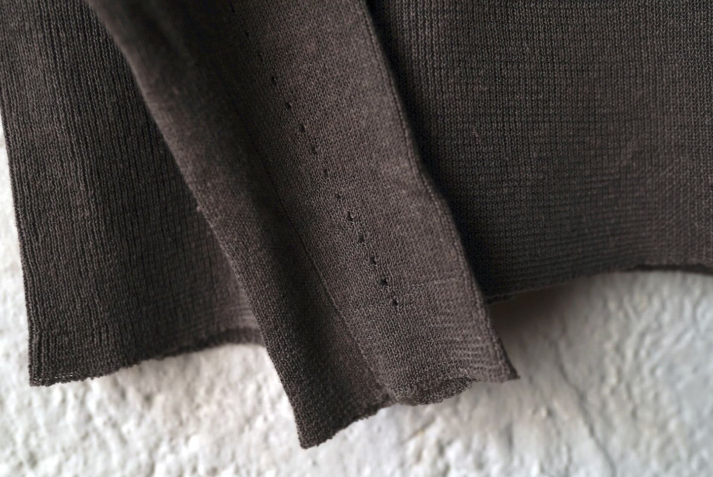 シルクニットヘンリーネックセーター / LABEL UNDER CONSTRUCTION(レーベルアンダーコンストラクション)