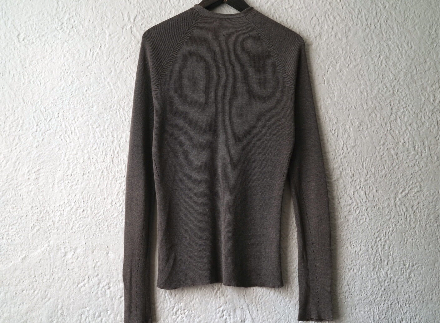 シルクニットヘンリーネックセーター / LABEL UNDER CONSTRUCTION(レーベルアンダーコンストラクション)
