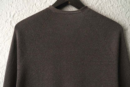 シルクニットヘンリーネックセーター / LABEL UNDER CONSTRUCTION(レーベルアンダーコンストラクション)