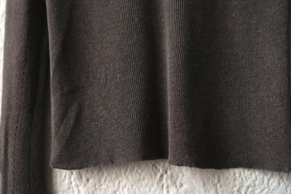 シルクニットヘンリーネックセーター / LABEL UNDER CONSTRUCTION(レーベルアンダーコンストラクション)