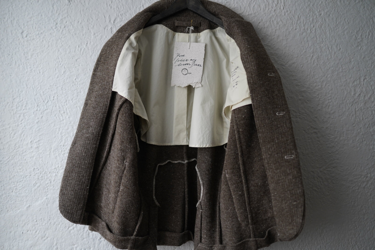22AW “OLIVER” ニットウールブレザージャケット / Project by H(プロジェクトバイエイチ)