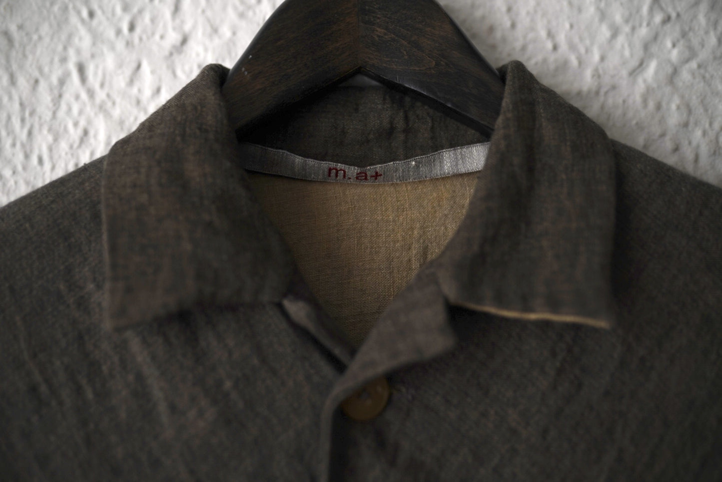 20SS C254 4Pocket Medium Fit Unlined Coat リネンコットンステンカラーコート / m.a+(エムエークロス)