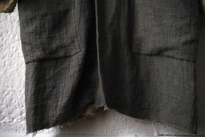 20SS C254 4Pocket Medium Fit Unlined Coat リネンコットンステンカラーコート / m.a+(エムエークロス)
