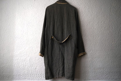 20SS C254 4Pocket Medium Fit Unlined Coat リネンコットンステンカラーコート / m.a+(エムエークロス)