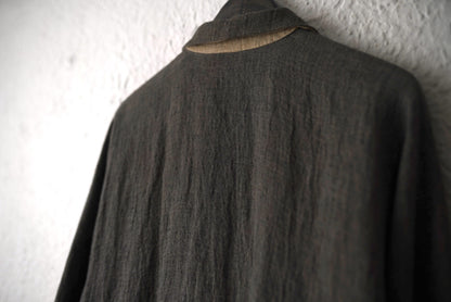 20SS C254 4Pocket Medium Fit Unlined Coat リネンコットンステンカラーコート / m.a+(エムエークロス)
