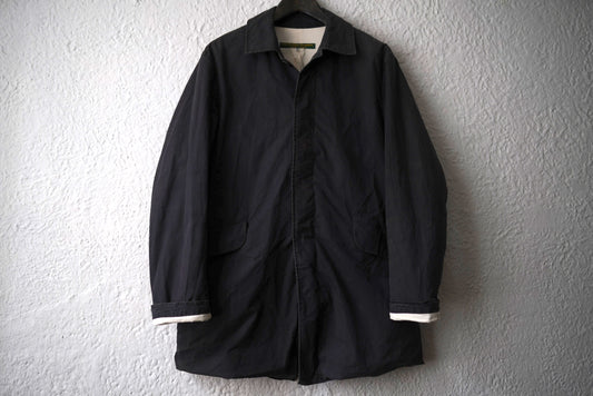 ベンタイルコットンマックコート ブラック / Paul Harnden(ポールハーデン)