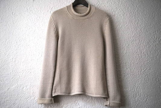 カシミヤモックネックニットセーター / LABEL UNDER CONSTRUCTION(レーベルアンダーコンストラクション)