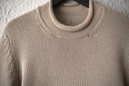 カシミヤモックネックニットセーター / LABEL UNDER CONSTRUCTION(レーベルアンダーコンストラクション)