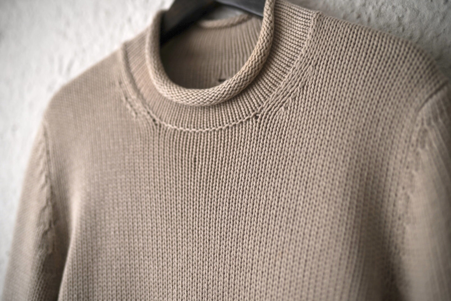 カシミヤモックネックニットセーター / LABEL UNDER CONSTRUCTION(レーベルアンダーコンストラクション)