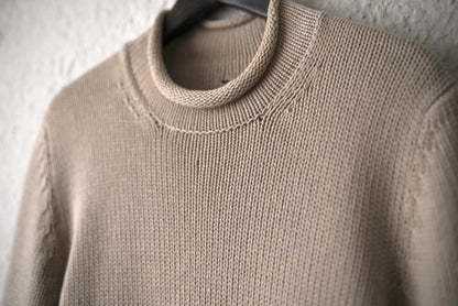 カシミヤモックネックニットセーター / LABEL UNDER CONSTRUCTION(レーベルアンダーコンストラクション)