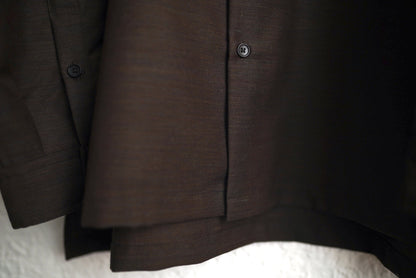 22AW MANDARIN COLLAR SHIRT モンドリアンカラーシャツ / AFTERHOURS(アフターアワーズ)