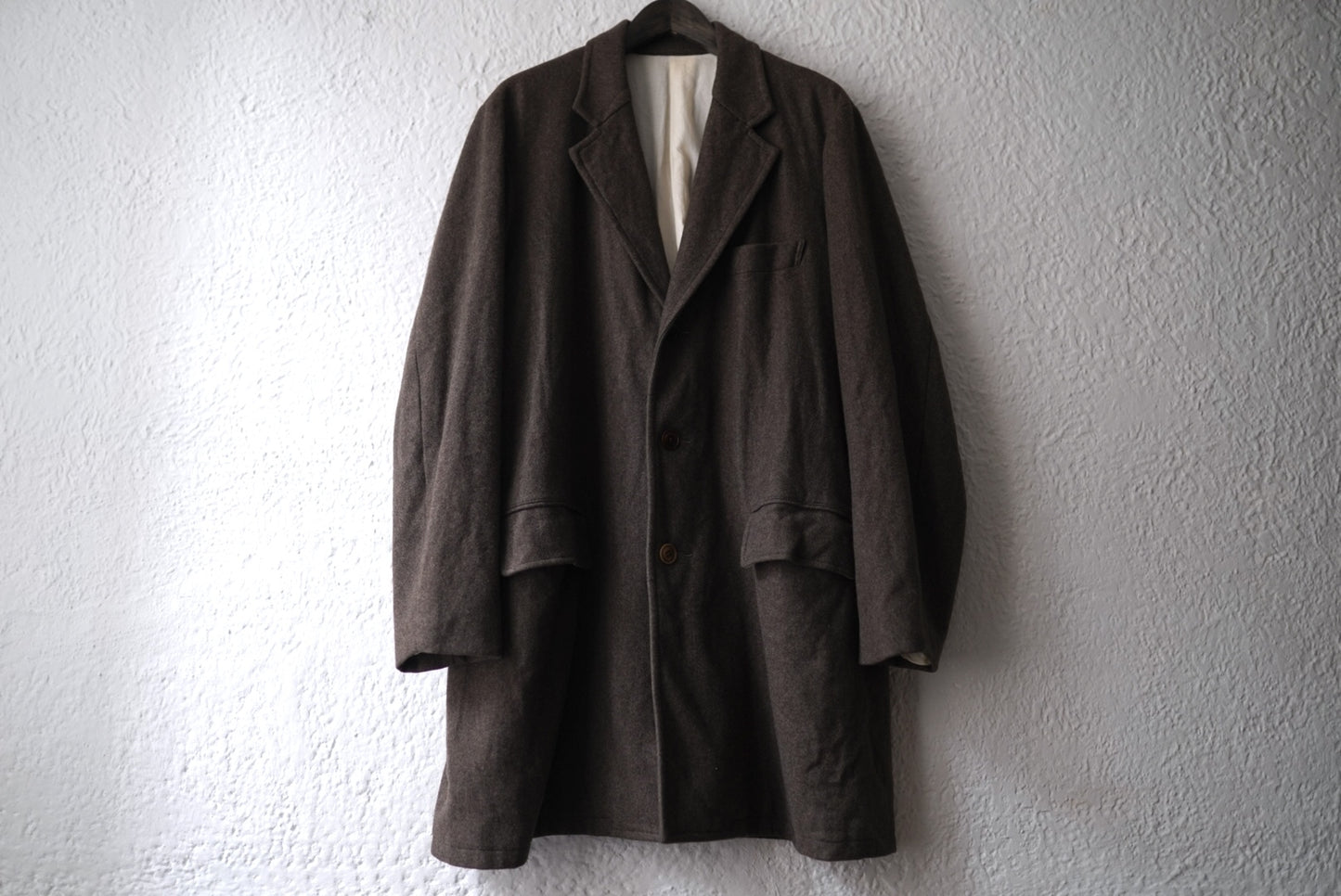 21AW Over Half Coat ウールバルマカーンコート / the Crooked Tailor(ザ クルーキッドテーラー)