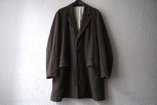 21AW Over Half Coat ウールバルマカーンコート / the Crooked Tailor(ザ クルーキッドテーラー)