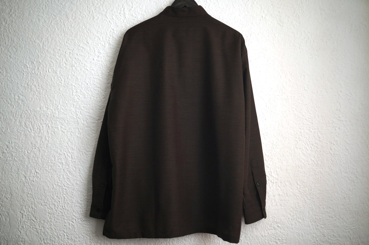 22AW MANDARIN COLLAR SHIRT モンドリアンカラーシャツ / AFTERHOURS(アフターアワーズ)
