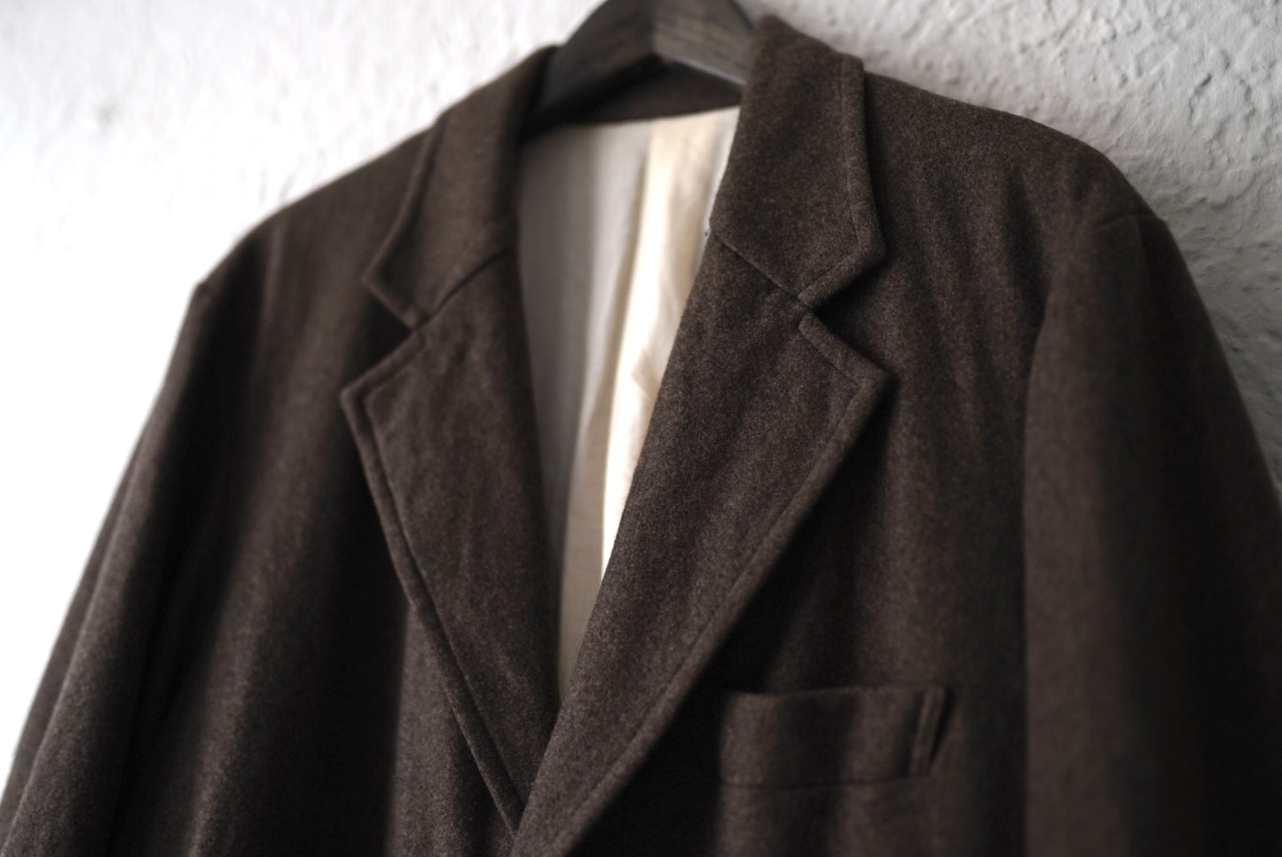 21AW Over Half Coat ウールバルマカーンコート / the Crooked Tailor(ザ クルーキッドテーラー)