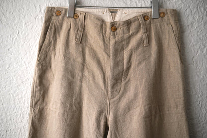フレンチリネンワークトラウザーズパンツ / Nigel Cabourn(ナイジェルケーボン)